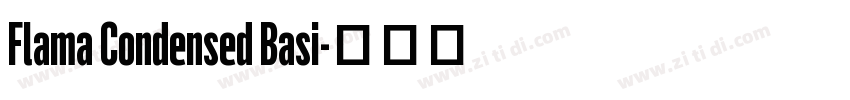 Flama Condensed Basi字体转换